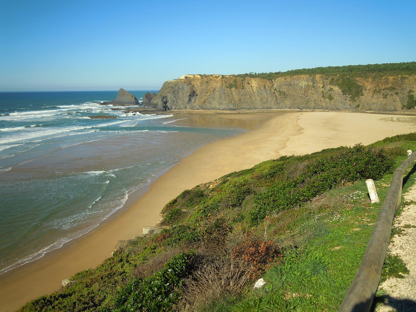 Praia de Odeceixe, Portugal — beach