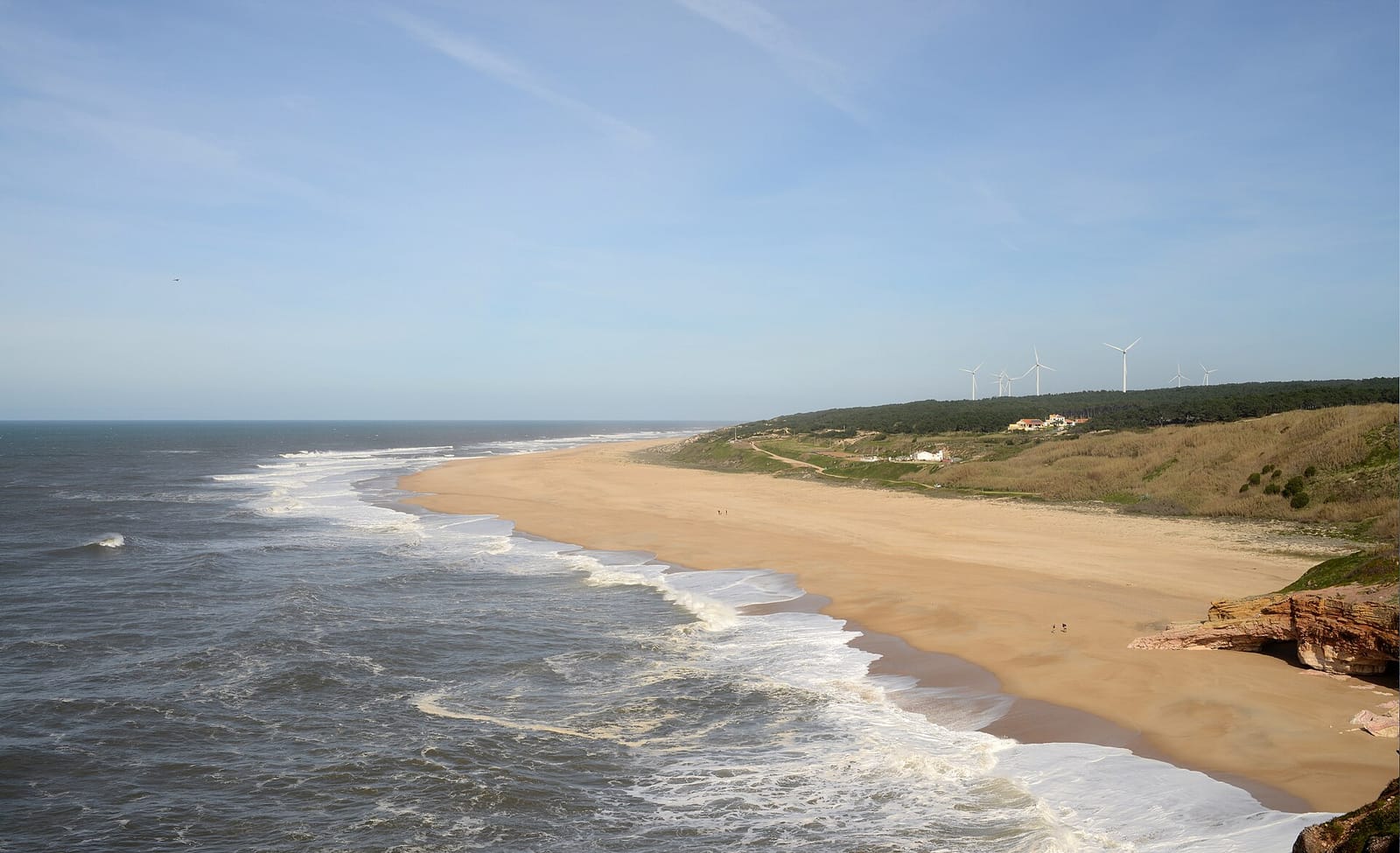 Praia do Norte (Nazaré), Portugal — beach